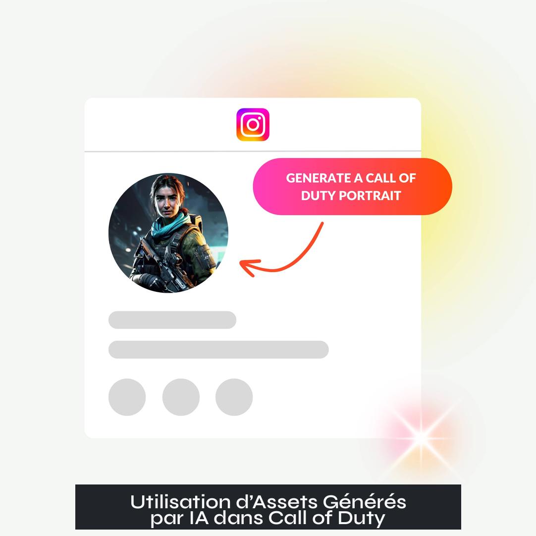 Utilisation d’Assets Générés par IA dans Call of Duty