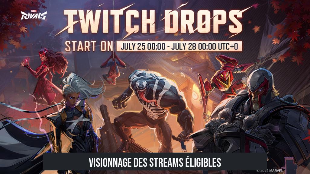 Visionnage des streams éligibles