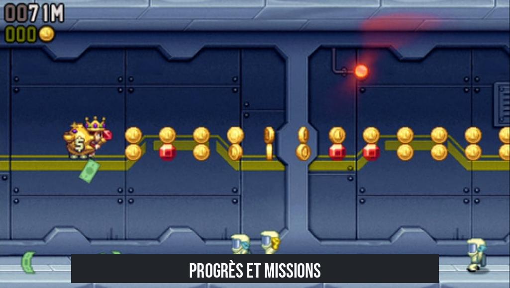 Progrès et missions