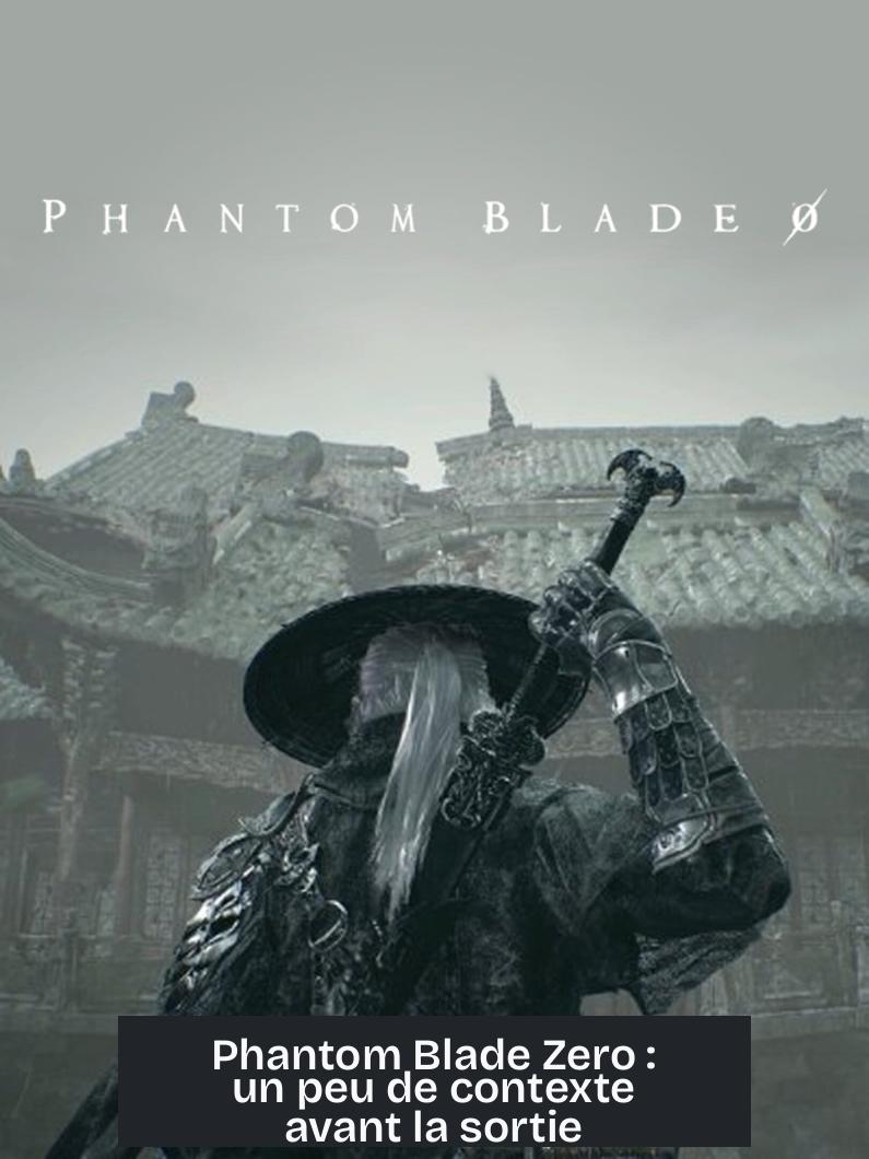 Phantom Blade Zero : un peu de contexte avant la sortie
