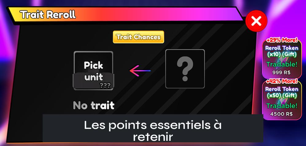 Les points essentiels à retenir