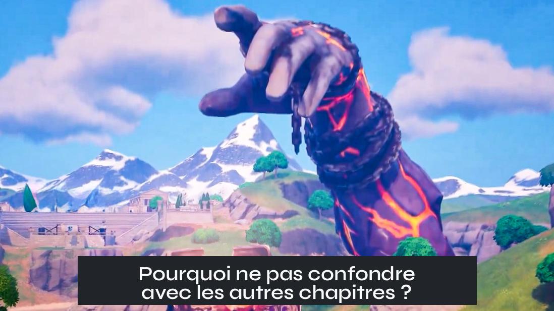 Pourquoi ne pas confondre avec les autres chapitres ?