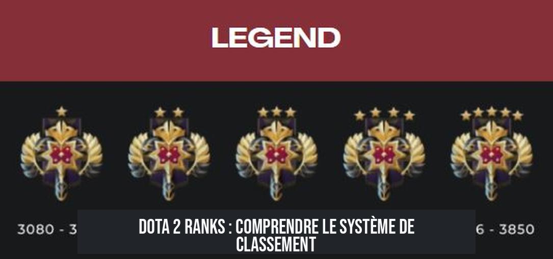 Dota 2 Ranks : Comprendre le Système de Classement
