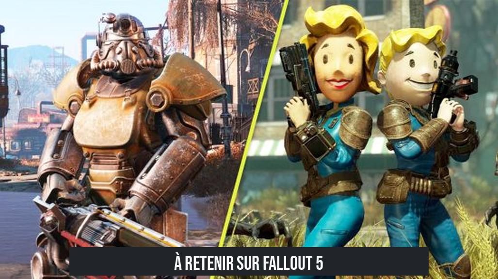 À retenir sur Fallout 5