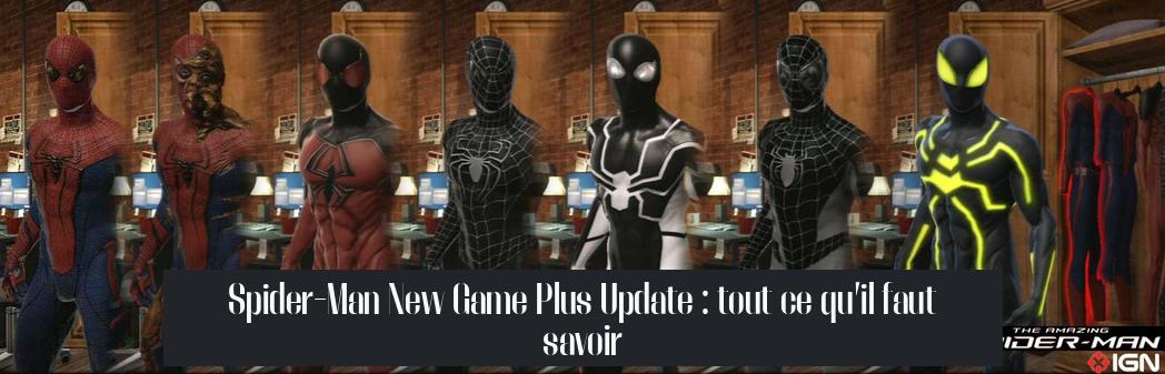 Spider-Man New Game Plus Update : tout ce qu’il faut savoir