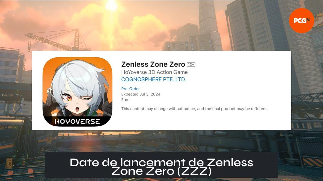 Date de lancement de Zenless Zone Zero (ZZZ)
