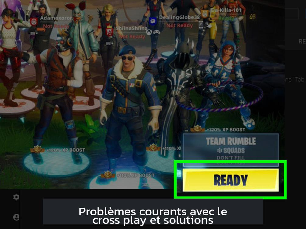 Problèmes courants avec le cross play et solutions