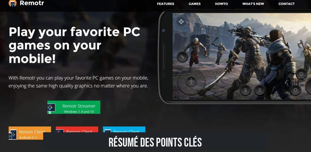Résumé des points clés