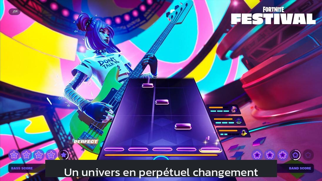 Un univers en perpétuel changement