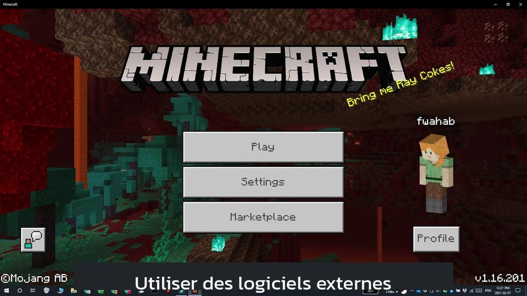 Utiliser des logiciels externes