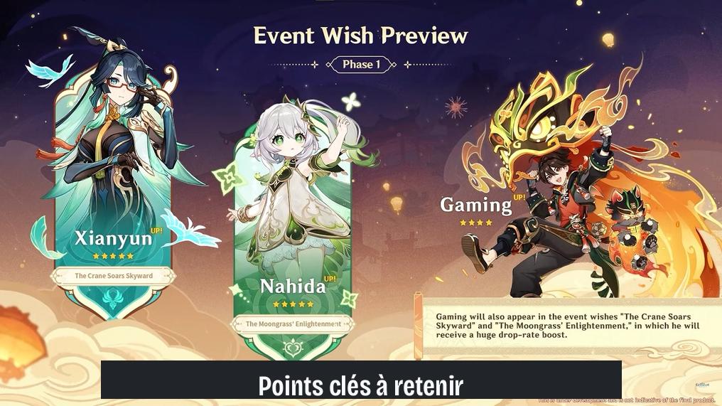 Points clés à retenir