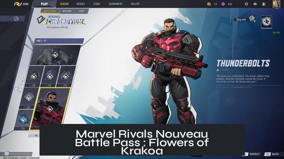 Marvel Rivals Nouveau Battle Pass : Flowers of Krakoa