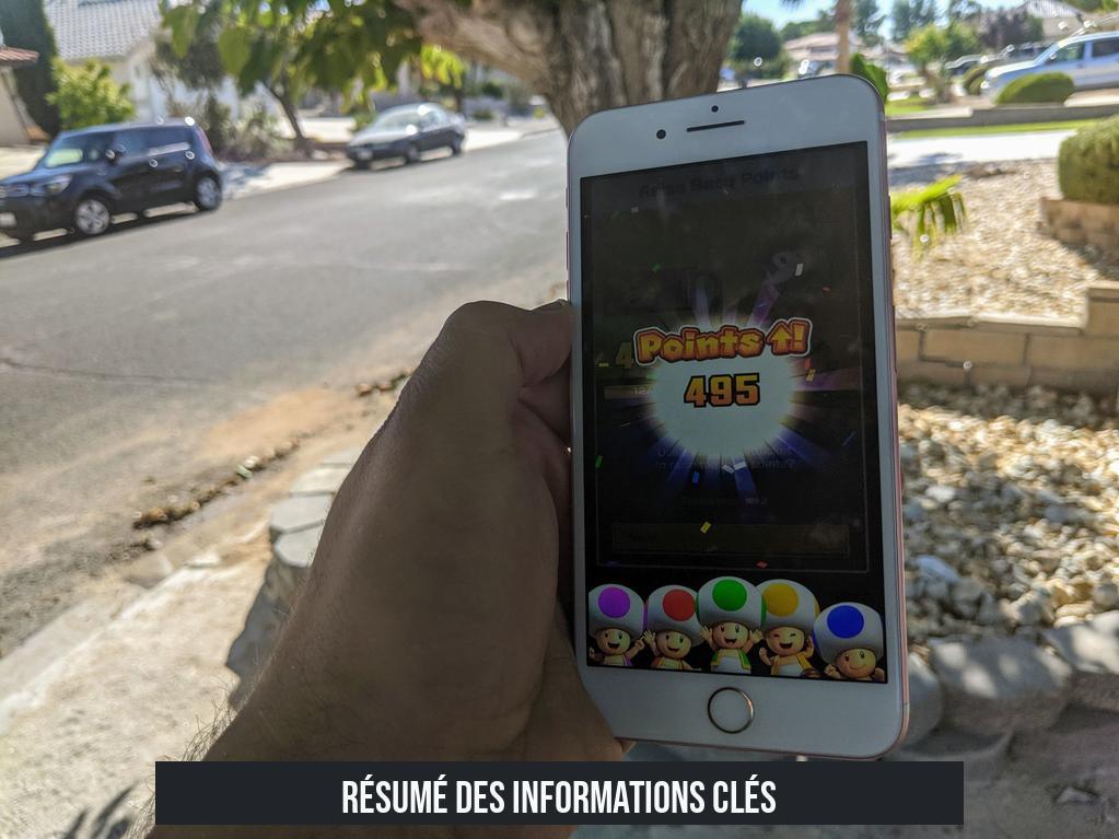 Résumé des informations clés