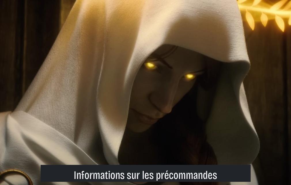 Informations sur les précommandes