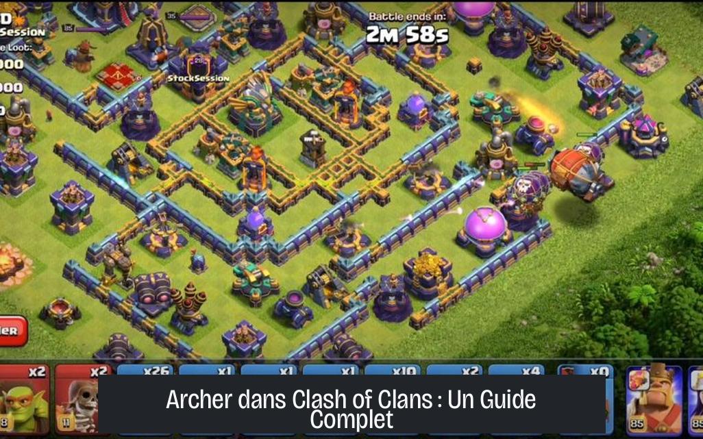 Archer dans Clash of Clans : Un Guide Complet