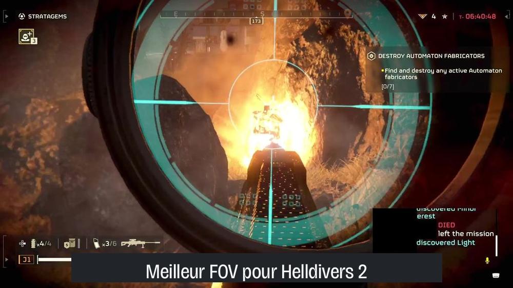 Meilleur FOV pour Helldivers 2