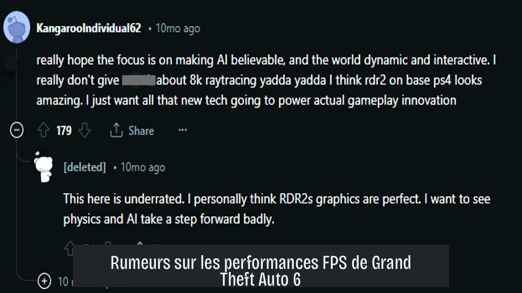 Rumeurs sur les performances FPS de Grand Theft Auto 6