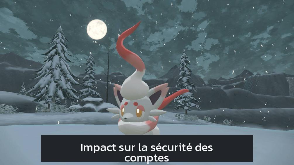 Impact sur la sécurité des comptes