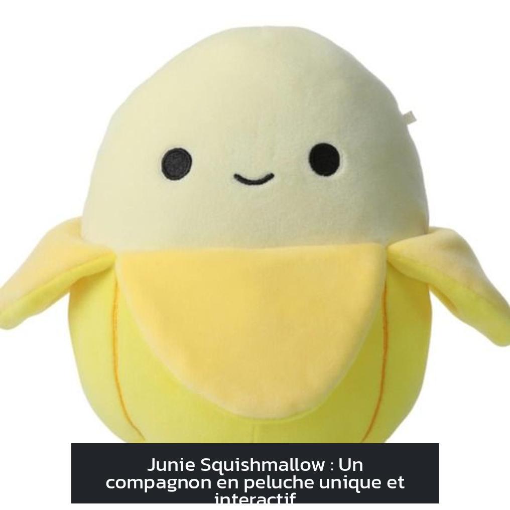 Junie Squishmallow : Un compagnon en peluche unique et interactif