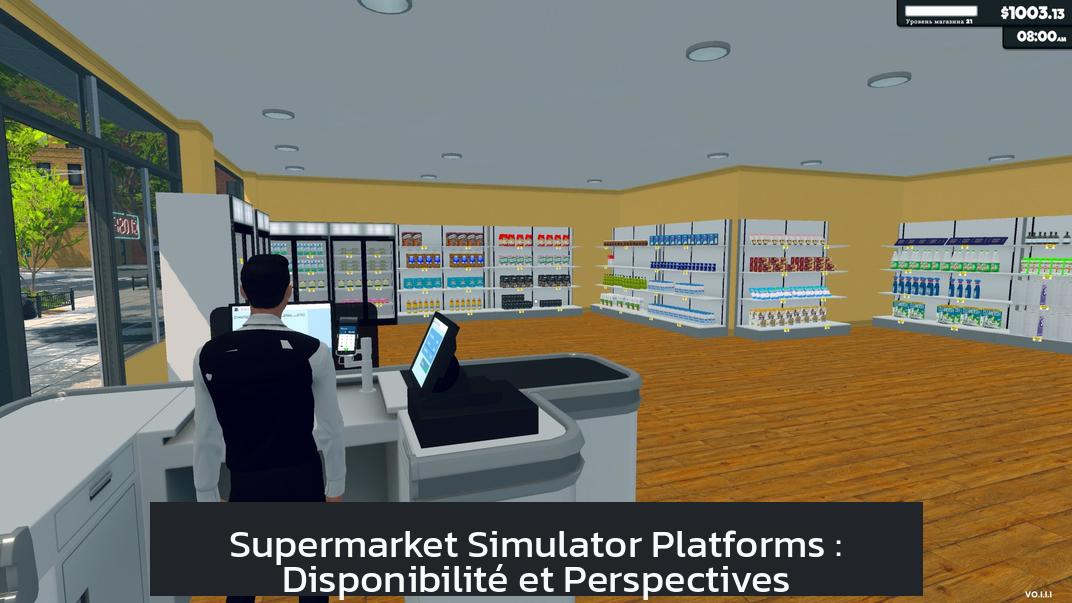 Supermarket Simulator Platforms : Disponibilité et Perspectives