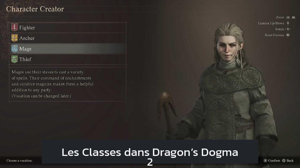 Les Classes dans Dragon’s Dogma 2