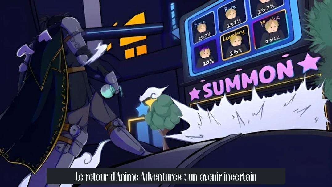 Le retour d'Anime Adventures : un avenir incertain