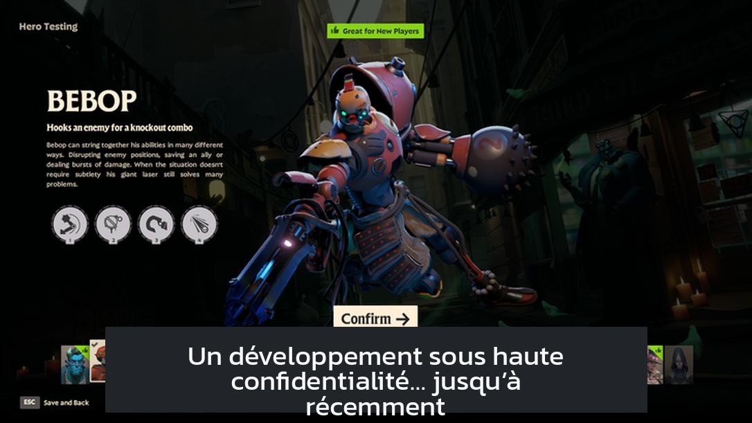 Un développement sous haute confidentialité… jusqu’à récemment