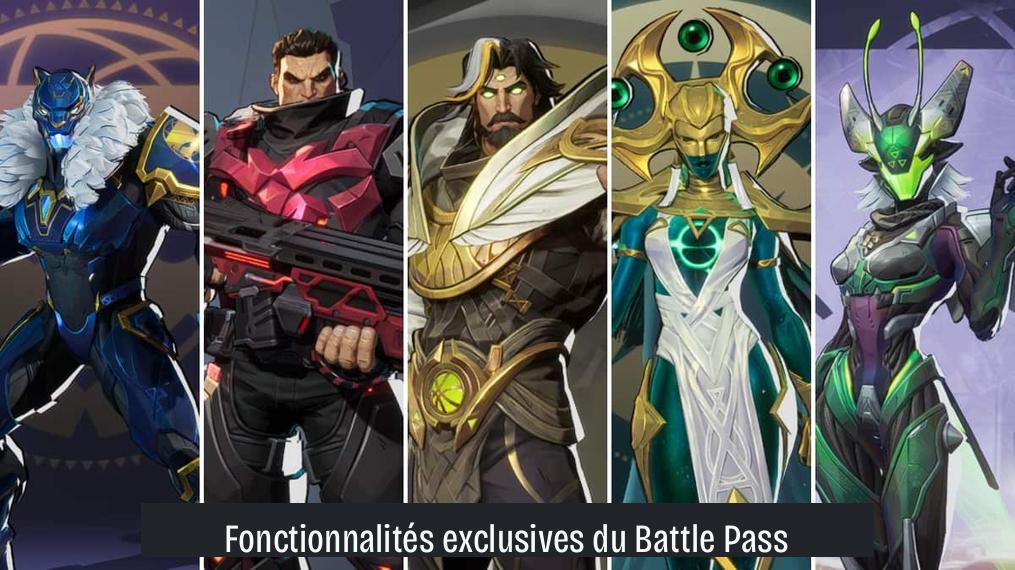 Fonctionnalités exclusives du Battle Pass
