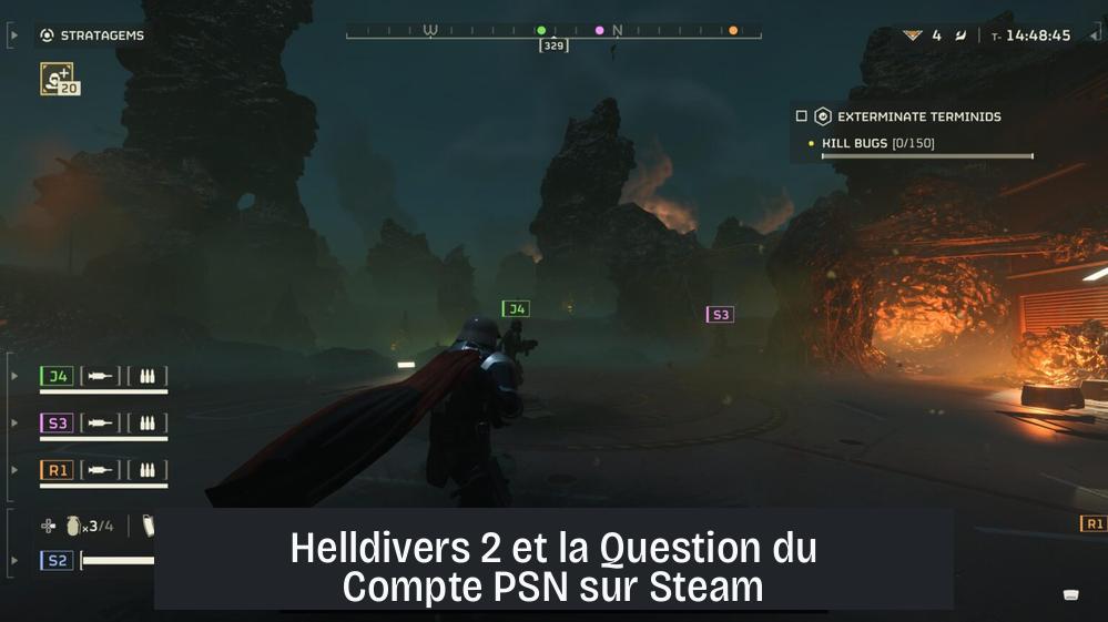 Helldivers 2 et la Question du Compte PSN sur Steam