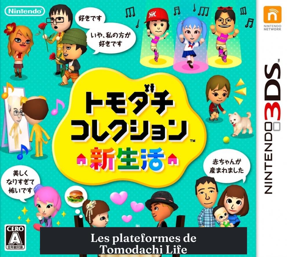 Les plateformes de Tomodachi Life