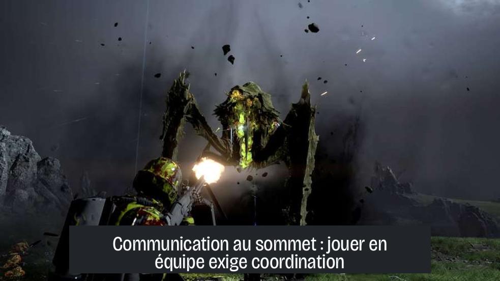 Communication au sommet : jouer en équipe exige coordination