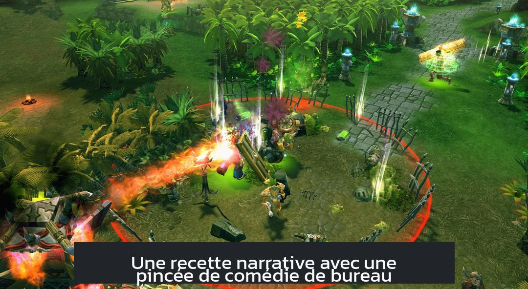 Une recette narrative avec une pincée de comédie de bureau