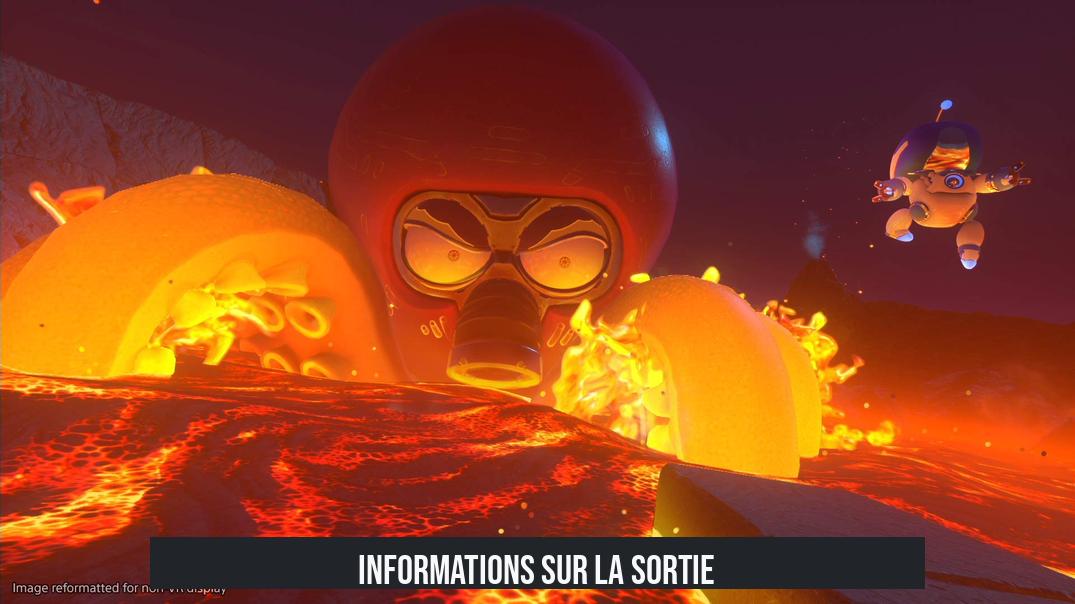 Informations sur la sortie