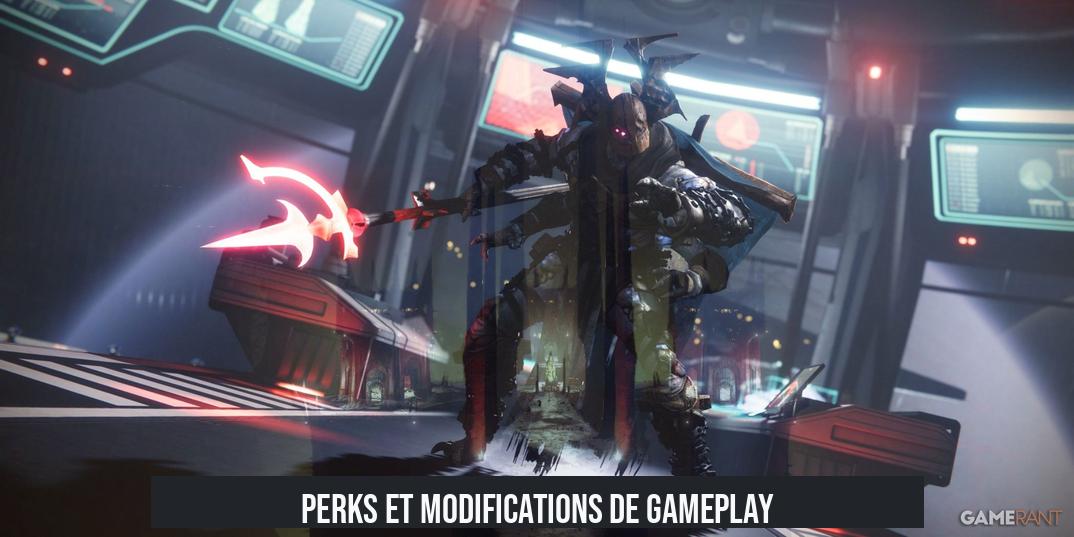 Perks et modifications de gameplay