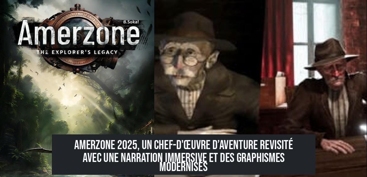 amerzone Amerzone 2025, un chef-d'œuvre d’aventure revisité avec une narration immersive et des graphismes modernisés