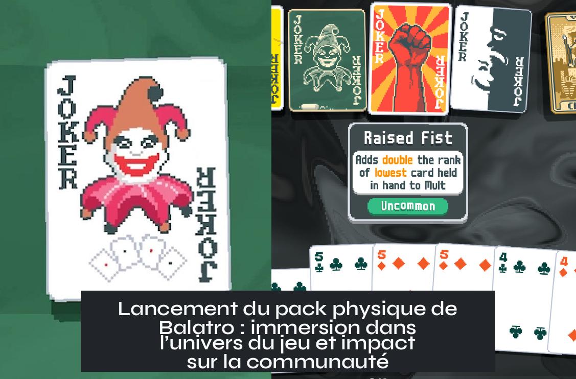balatro_physical_release Lancement du pack physique de Balatro : immersion dans l’univers du jeu et impact sur la communauté