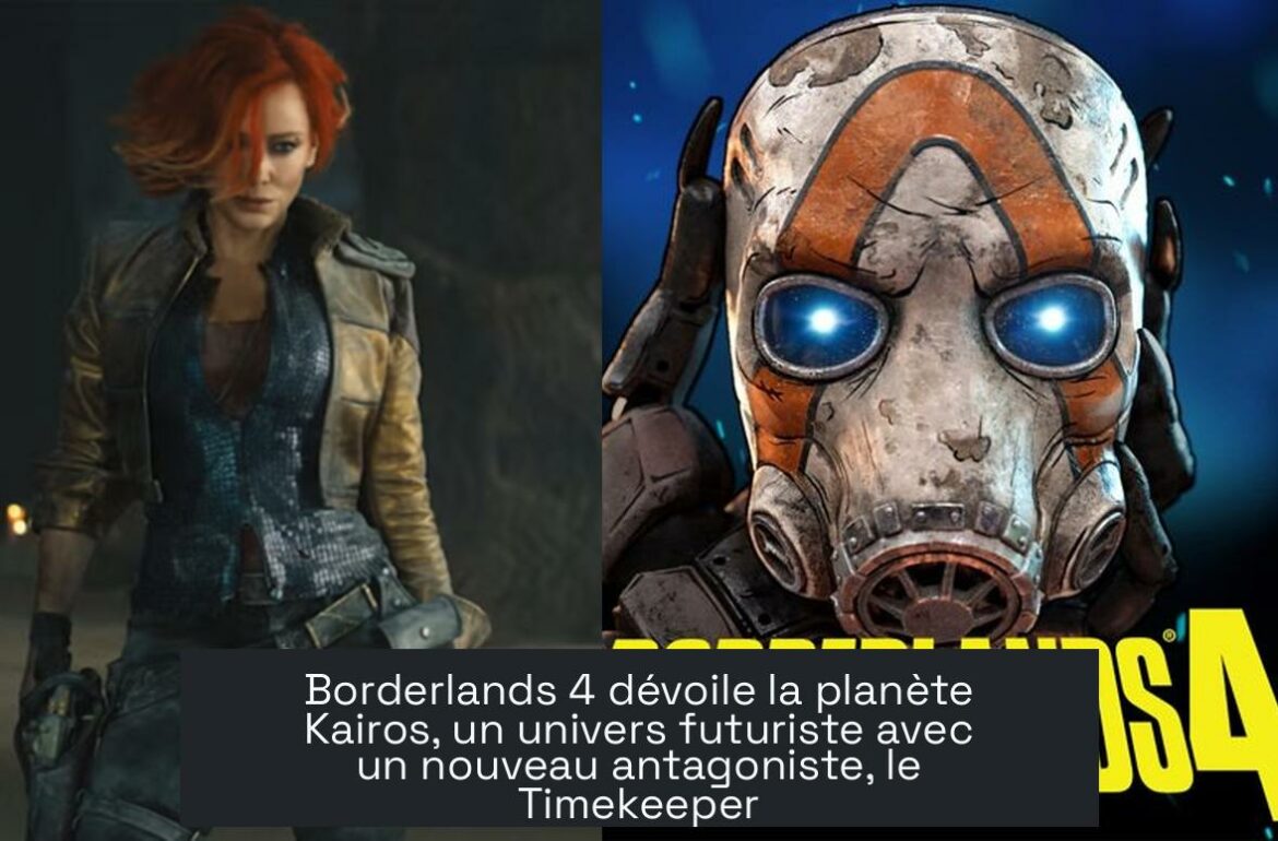 borderland_4 Borderlands 4 dévoile la planète Kairos, un univers futuriste avec un nouveau antagoniste, le Timekeeper