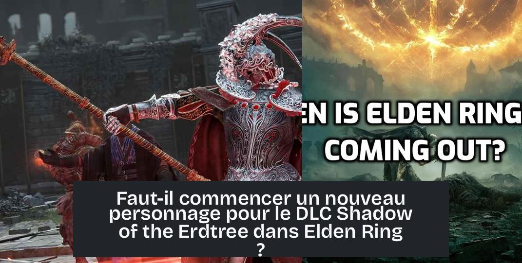Faut-il commencer un nouveau personnage pour le DLC Shadow of the Erdtree dans Elden Ring ?