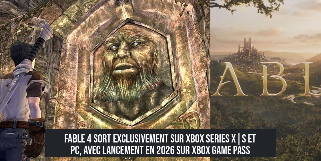 fable_4_platforms Fable 4 sort exclusivement sur Xbox Series X|S et PC, avec lancement en 2026 sur Xbox Game Pass