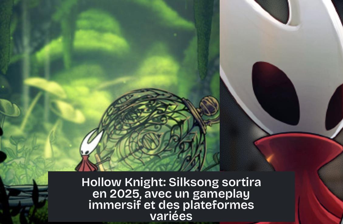 Hollow Knight: Silksong sortira en 2025, avec un gameplay immersif et des plateformes variées