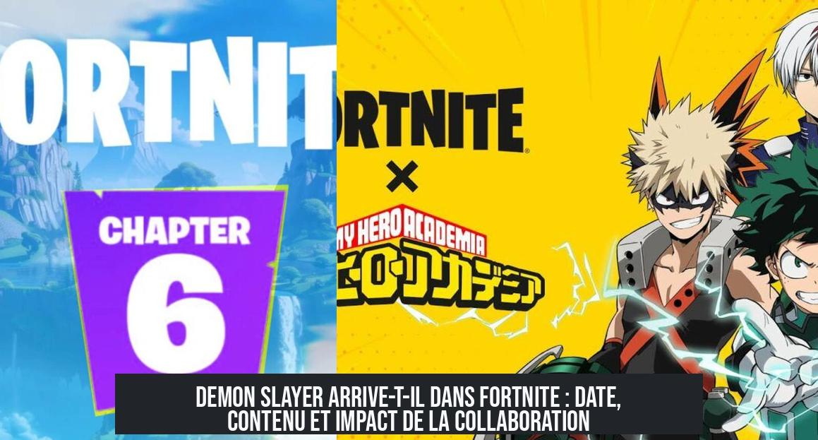 Demon Slayer arrive-t-il dans Fortnite : date, contenu et impact de la collaboration