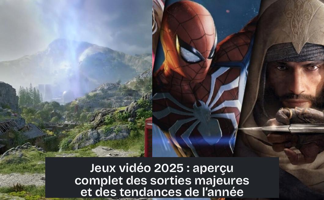 Jeux vidéo 2025 : aperçu complet des sorties majeures et des tendances de l’année