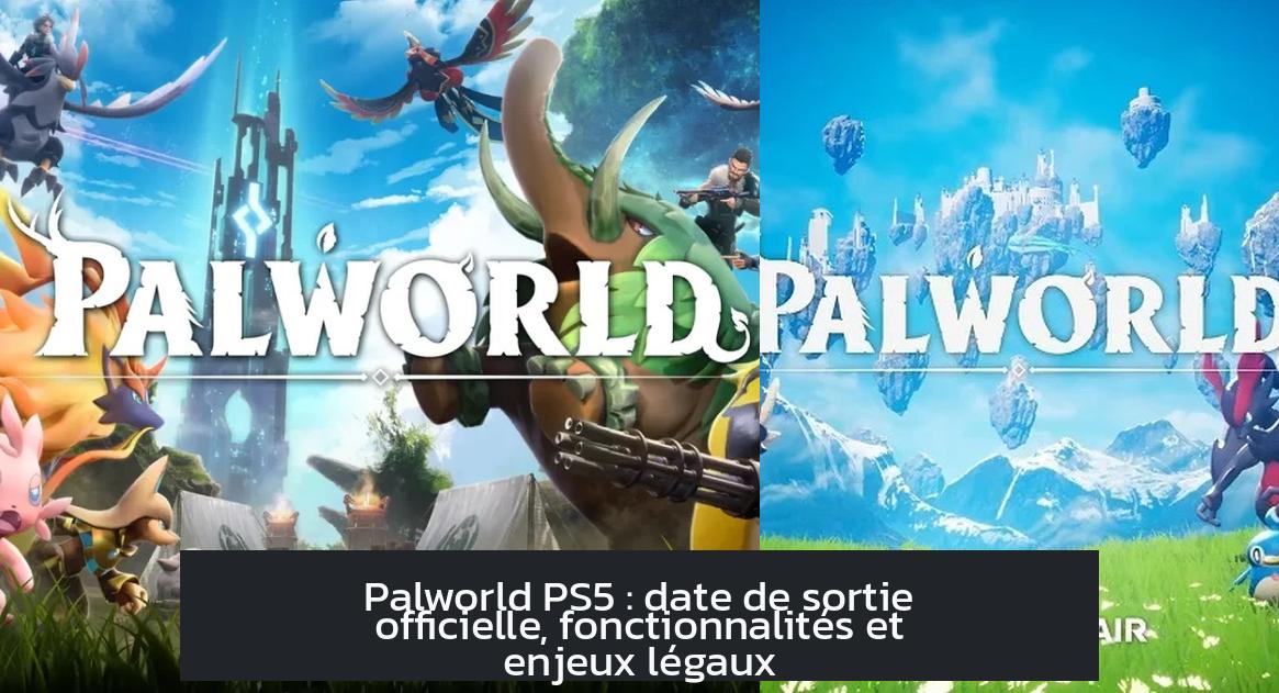 Palworld PS5 : date de sortie officielle, fonctionnalités et enjeux légaux