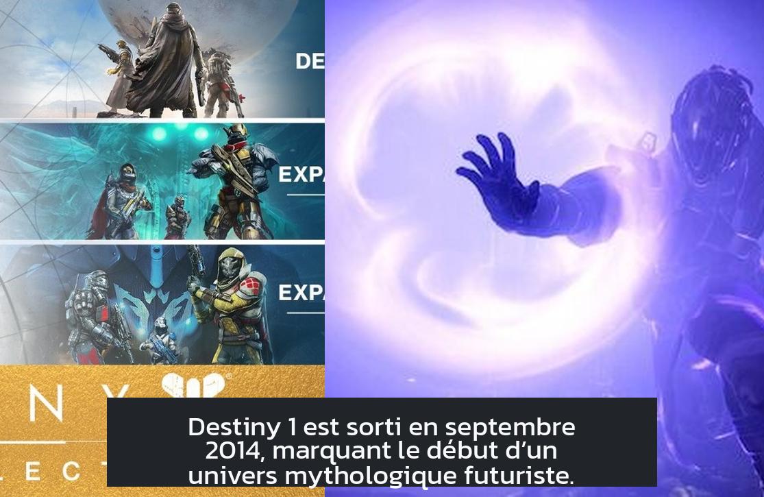 Destiny 1 est sorti en septembre 2014, marquant le début d’un univers mythologique futuriste.