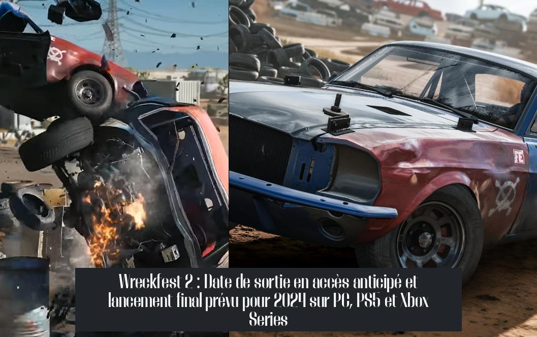 Wreckfest 2 : Date de sortie en accès anticipé et lancement final prévu pour 2024 sur PC, PS5 et Xbox Series