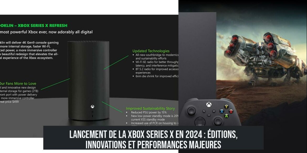 Lancement de la Xbox Series X en 2024 : éditions, innovations et performances majeures