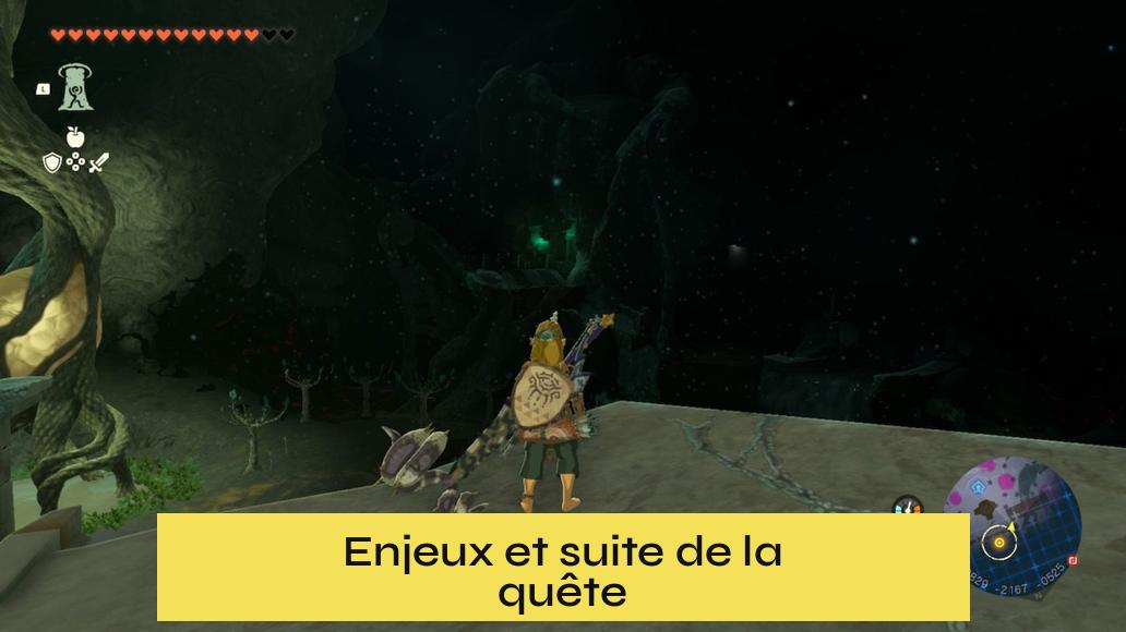 Enjeux et suite de la quête