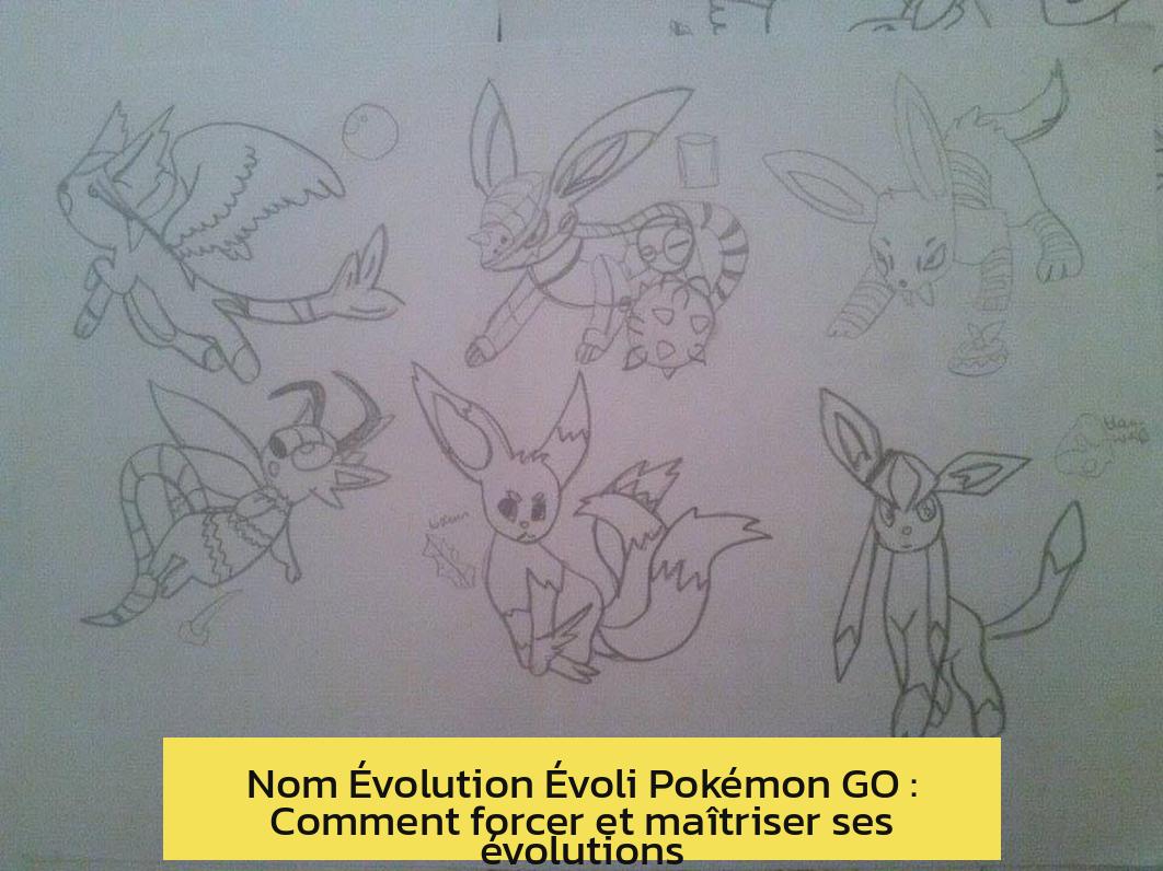 Nom Évolution Évoli Pokémon GO : Comment forcer et maîtriser ses évolutions