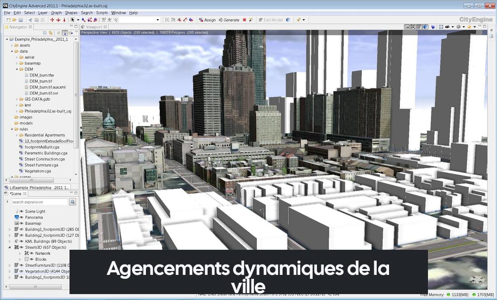 Agencements dynamiques de la ville