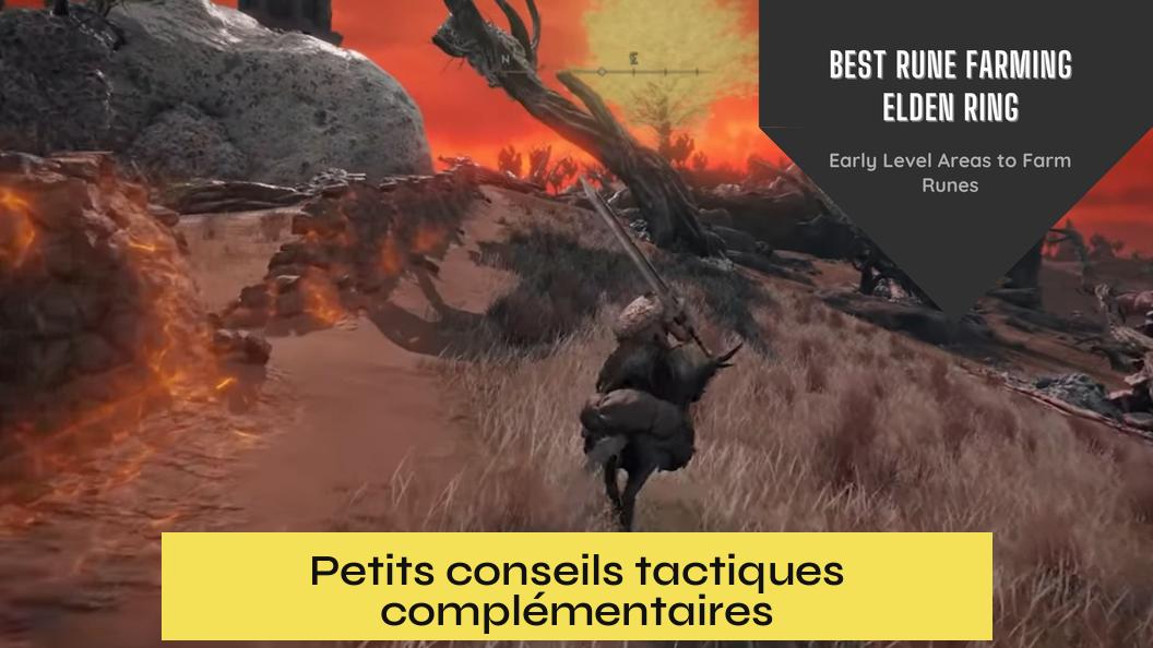 Petits conseils tactiques complémentaires